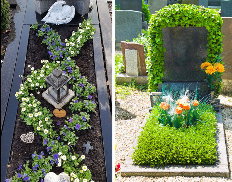 Статья какие цветы можно посадить на кладбище