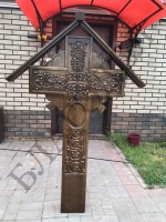 Крест деревянный резной 11